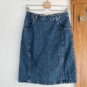 Vintage Denim Skirt